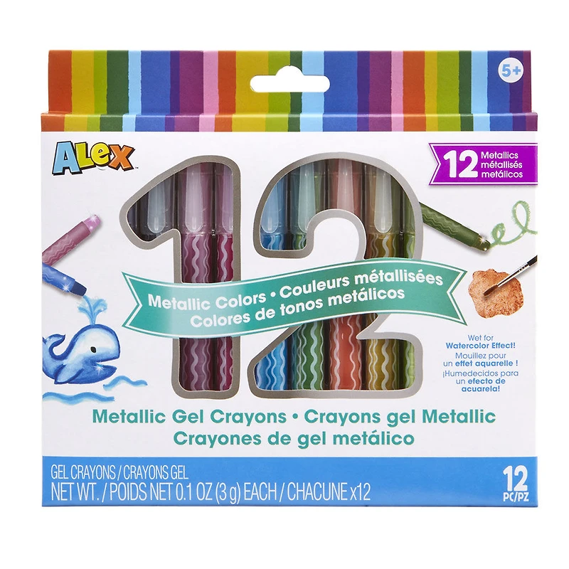 ALEX Metallic Gel Crayons