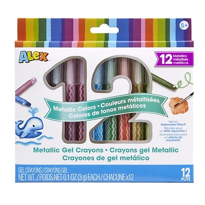 ALEX Metallic Gel Crayons