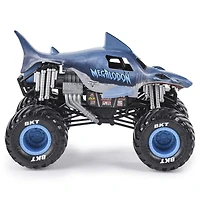 Monster Jam, Monster truck Megalodon officiel, véhicule en métal moulé, échelle 1:24