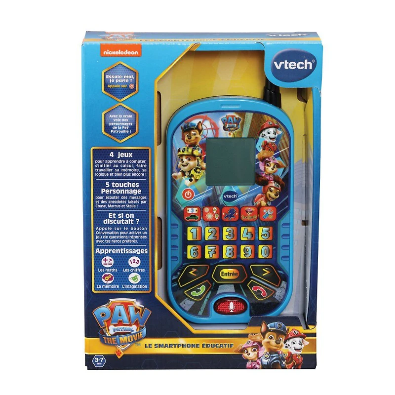 VTech PAW Patrol: Pat Patrouille Le Film - Le smartphone éducatif - Édition française