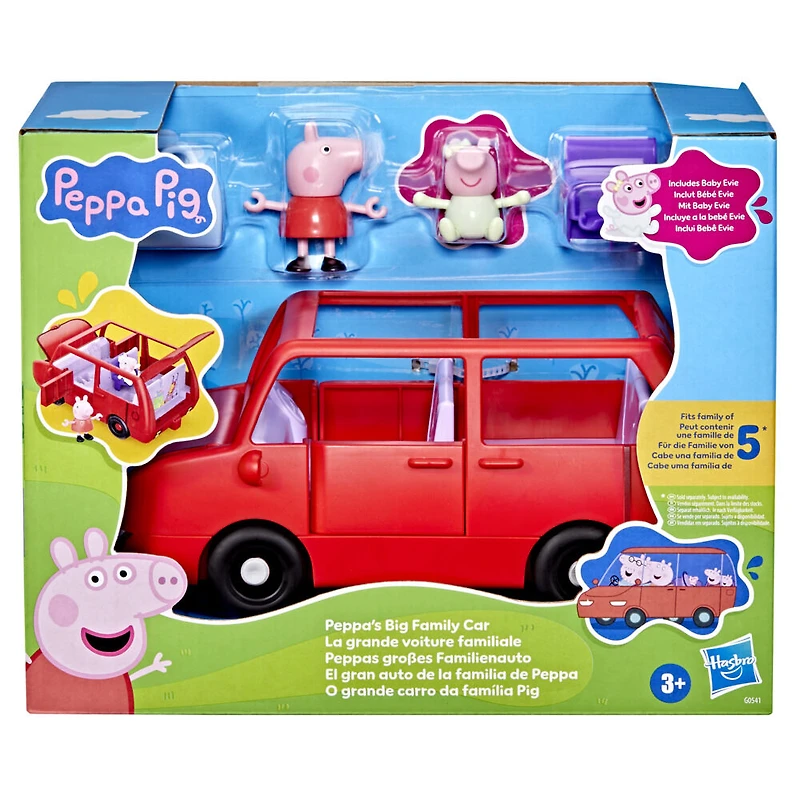 Peppa Pig La grande voiture familiale, coffret
