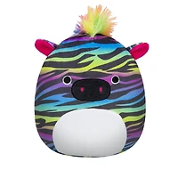 Squishmallow 19 cm - Safiyah le zèbre arc-en-ciel
