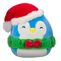 Squishmallows 5" - Pingouin bleu avec chapeau et couronne