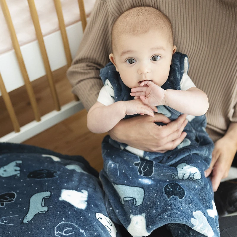 Perlimpinpin-Plush Sleep bag-BEARS (1,5 TOG) - 6-18 months