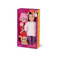 Our Generation - Poupée avec chien de compagnie, Jin et Charme