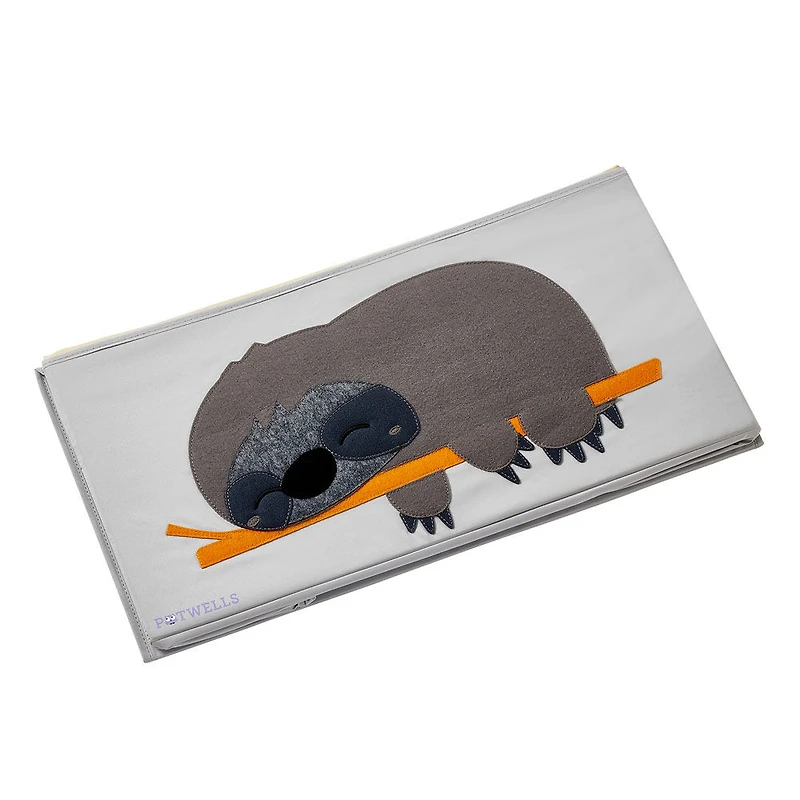 Potwells - Coffre de rangement pour jouets pour bébés et tout-petits - Organisateur de coffre - Paresseux