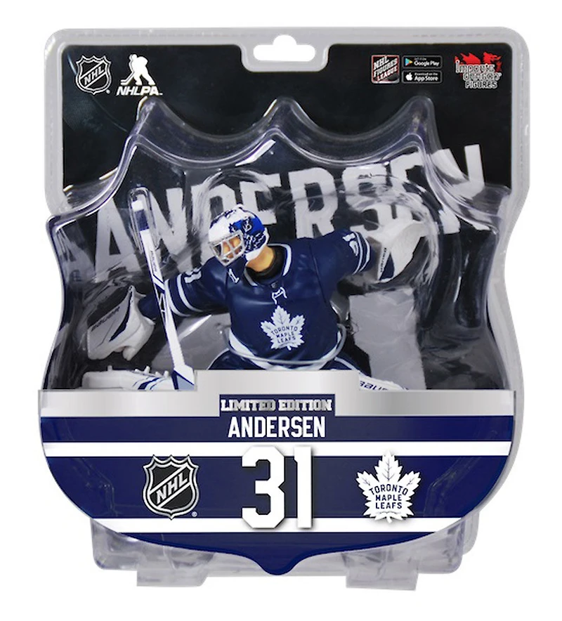 Frederik Anderson<br>Maple Leafs de Toronto Figurine de 6 pouces de la LNH