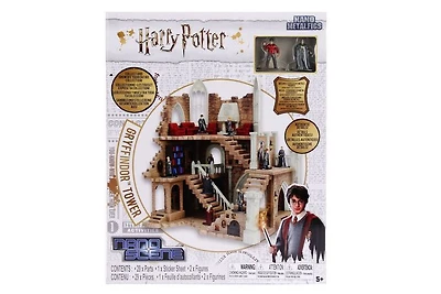 Harry Potter Nano Scene Gryffindor Tower with Two Metal Figures