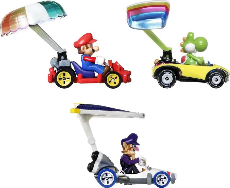 Hot Wheels Super Mario Vehicle 3-Pack