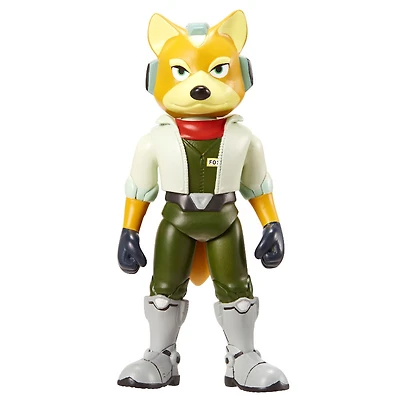 Figurines du Monde de Nintendo de 4 pouces - Starfox avec Arwing