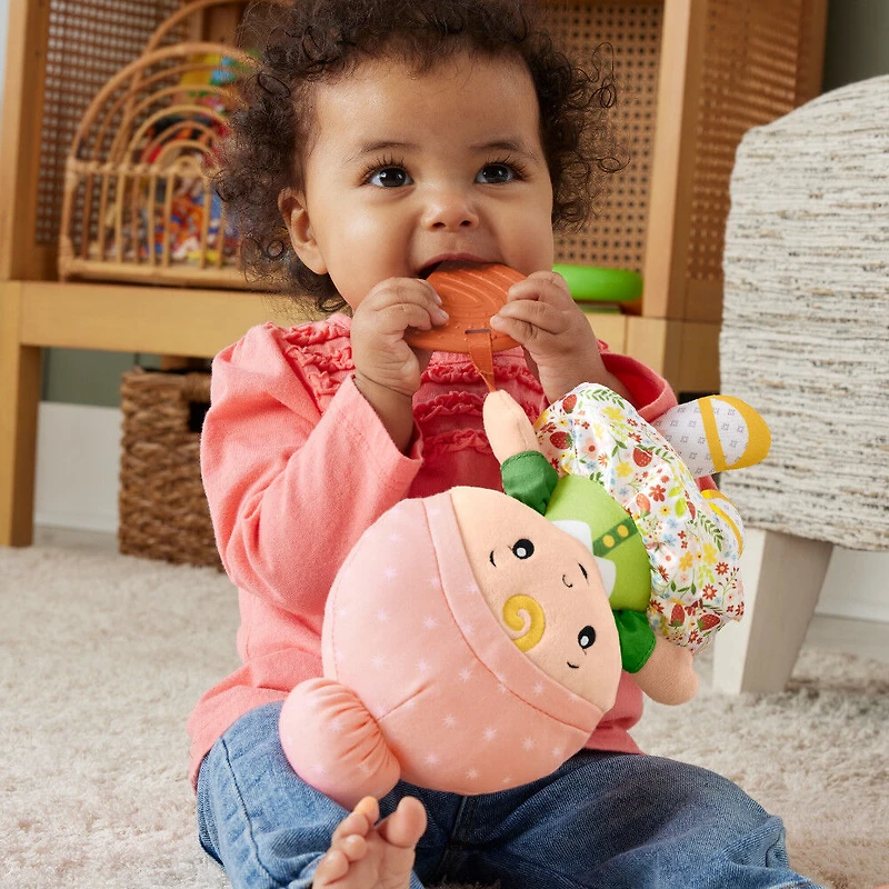 Fisher-Price Jouet sensoriel pour bébé Ma Première Poupée Câline