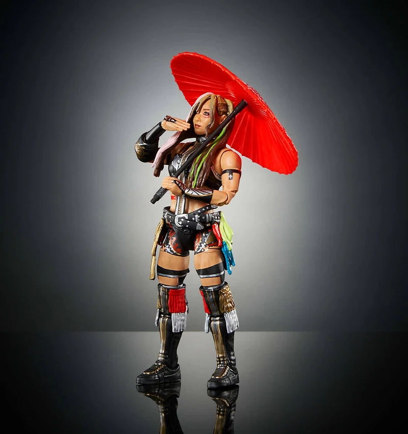 WWE Elite Kairi Sane Action Figure, Series #115 6-inch Collectible with Articulation & Accessories