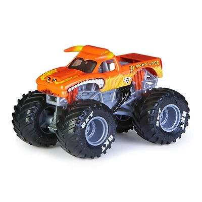Monster Jam, Monster truck El Toro Loco officiel, véhicule en métal moulé, série True Heavy Metal , échelle 1:64