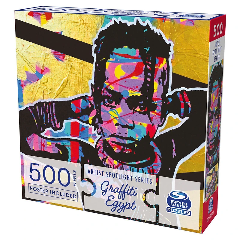 500-Piece Jigsaw Puzzle, Graffiti Egypt, Morning, by Spin Master Puzzles - English Edition