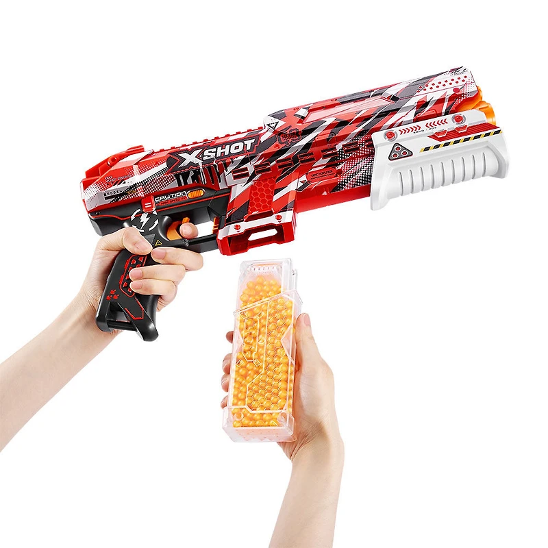 X-Shot Hyper Gel Clutch Blaster (5,000 Hyper Gel Pellets) by ZURU