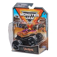 Monster Jam, Monster truck Velociraptor officiel, véhicule en métal moulé, échelle 1:64