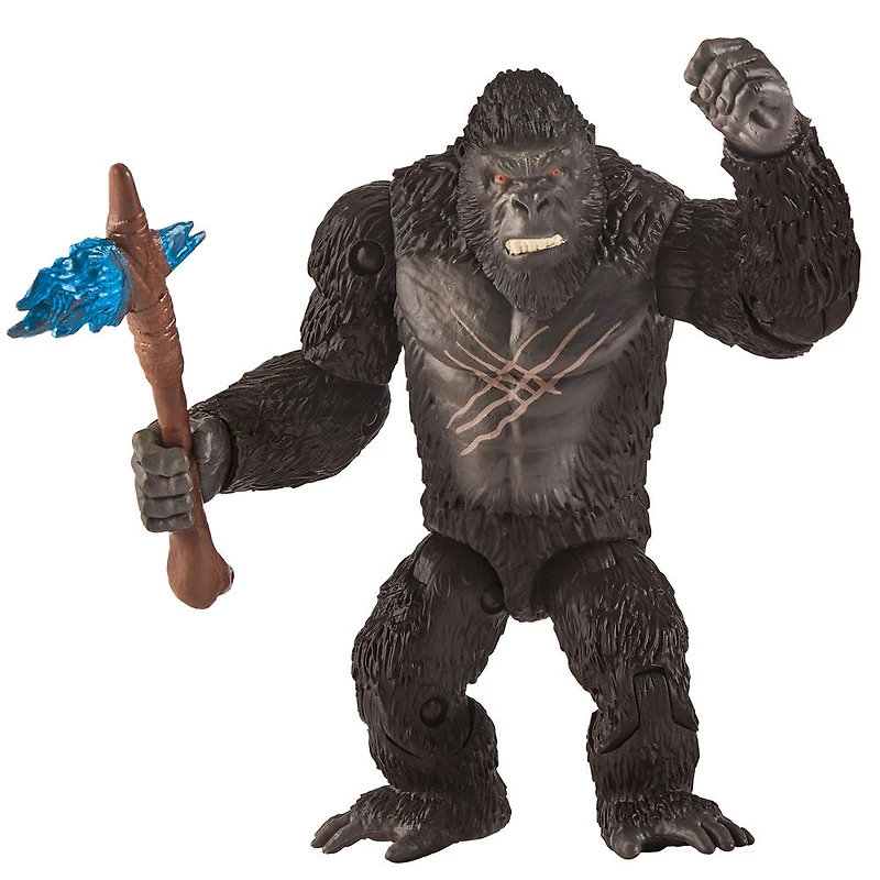 Godzilla x Kong Figurine 6 pouces Kong Avec Hache de Guerre