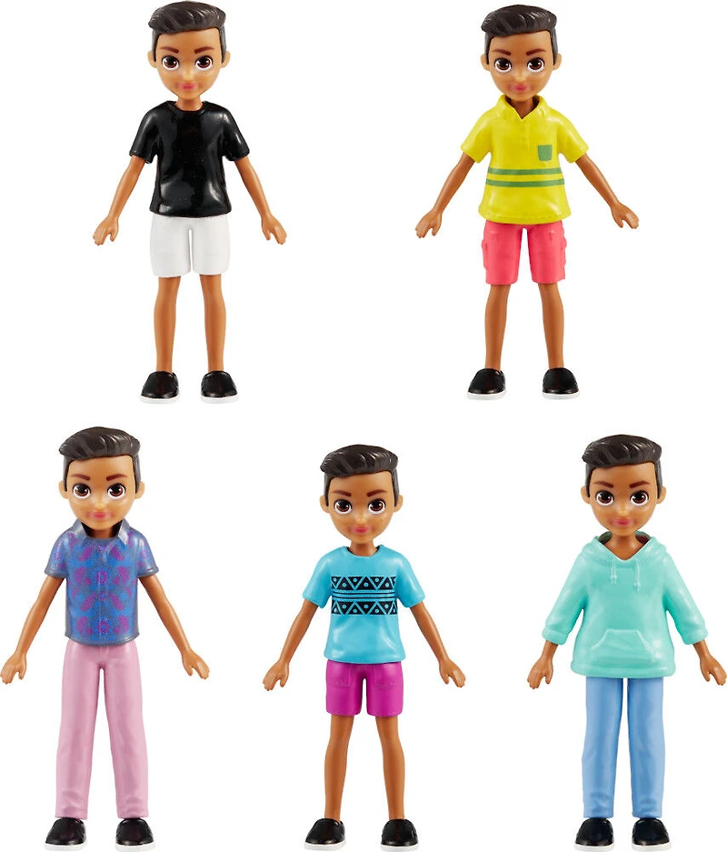 Polly Pocket  Coffret Mode  Aventures à Rio, 4poupées, 49éléments
