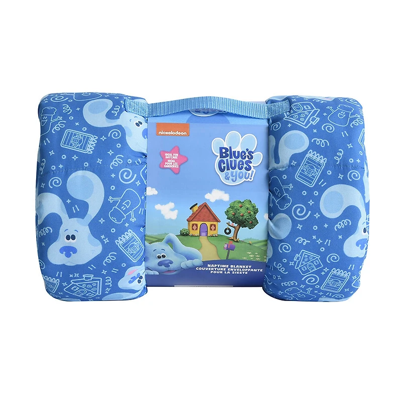 Couverture pour la sieste avec oreiller intégré, Blues clues