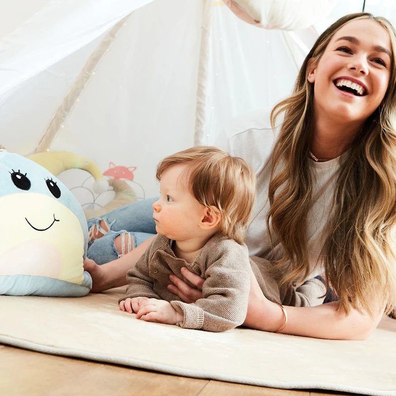 Kokoons Arc-en-Ciel en Peluche Lumière and Mélodie Mutli Couleurs/Bleu Pétrole de Around The Crib