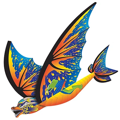 X Kites - 16" FlexWing Glider - Cyan Dragon