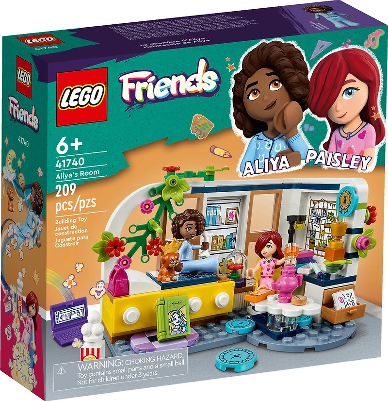 LEGO Friends Aliya's Room 41740 Building Toy Set (209 Pieces)