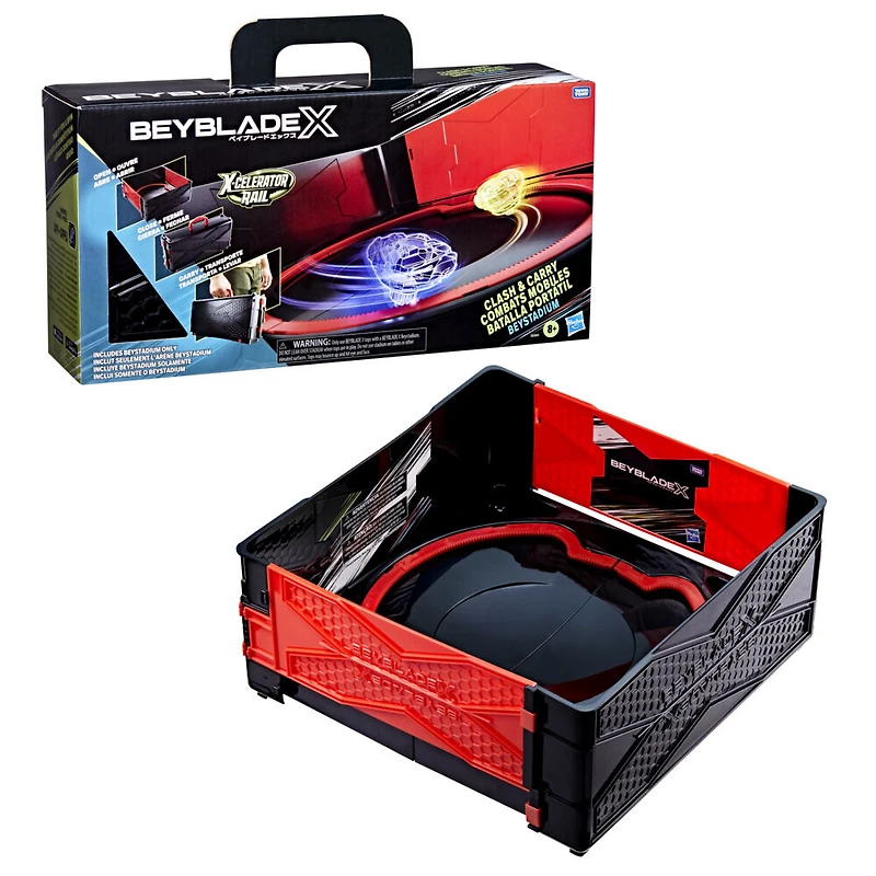 Beyblade X Clash and Carry Beystadium Battle Arena