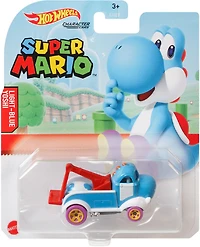 Hot Wheels - Assortiment Véhicules Jeux Vidéos - Yoshi (Bleu Clair)