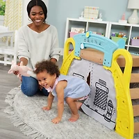 KidKraft - Module de camping et de glissade à escalader pour tout-petits avec tente-cachette<br>