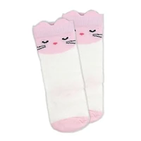 Baby Mode 3 Piece Sherpa Jumper Set: Grey Kitty