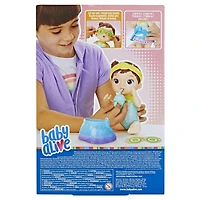 Baby Alive Rainbow Spa Baby Doll, 9-Inch Spa-Themed Toy for Kids Ages 3 and Up, Doll Eye Mask and Bottle
