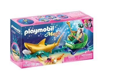 Playmobil Roi des mers avec calèche royale 70097