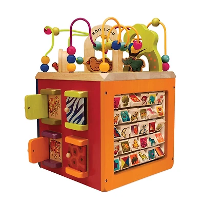 Zany Zoo cube d'activité en bois, B. Toys 