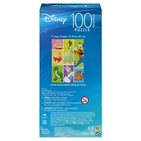 Puzzle 100 pièces Disney, pour les familles et les enfants à partir de 4 ans