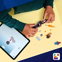 LEGO Marvel Spider-Man Contre la Moto de Ghost Rider - Jouet de Construction de Superhéros pour Enfants - 76335