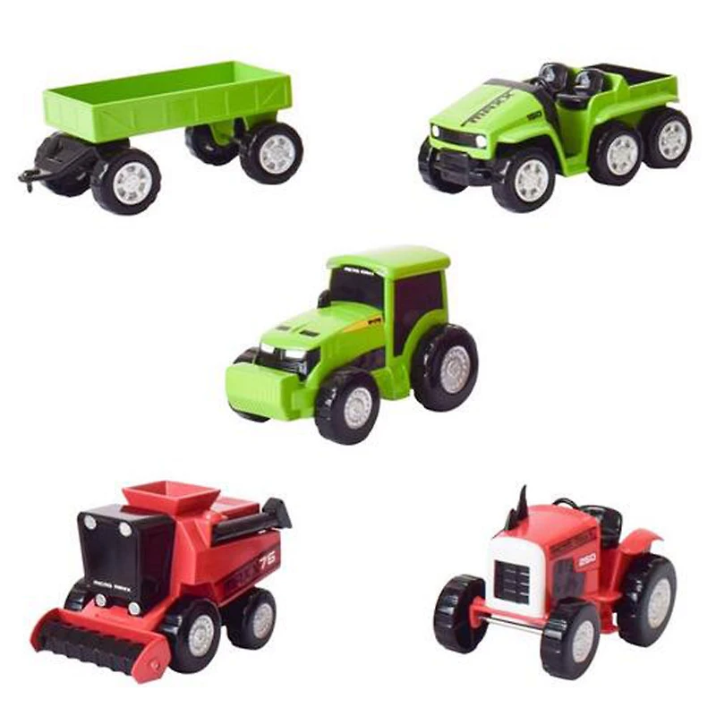 Maxx Action 470081 Micro Vehicles Farm Assorted 5 pc Assorted