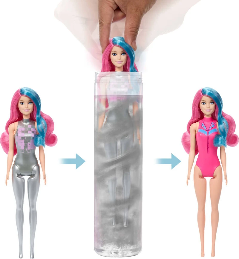 Barbie POP Reveal Série Frappés Poupée parfumée et acc., animal