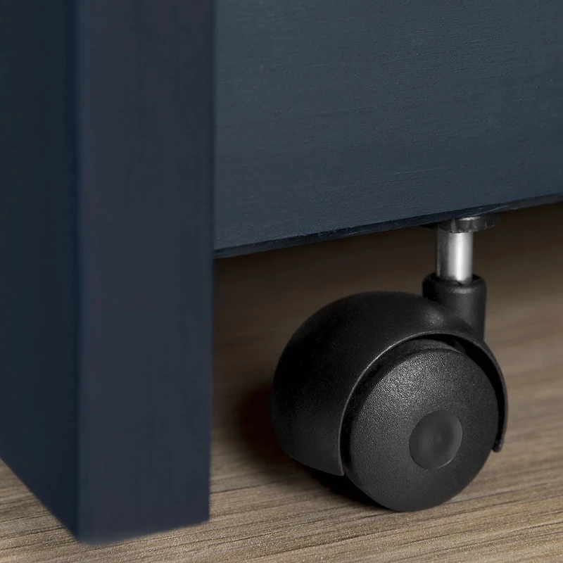 Meubles South Shore, Bunk Beds and Rolling Drawers Set - Navy Blue