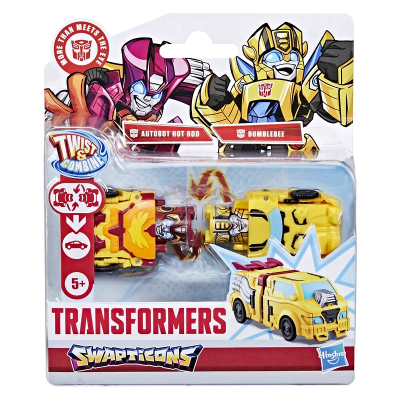Transformers Swapticons Bumblebee et Autobot Hot Rod, mini-figurines