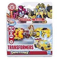 Transformers Swapticons Bumblebee et Autobot Hot Rod, mini-figurines
