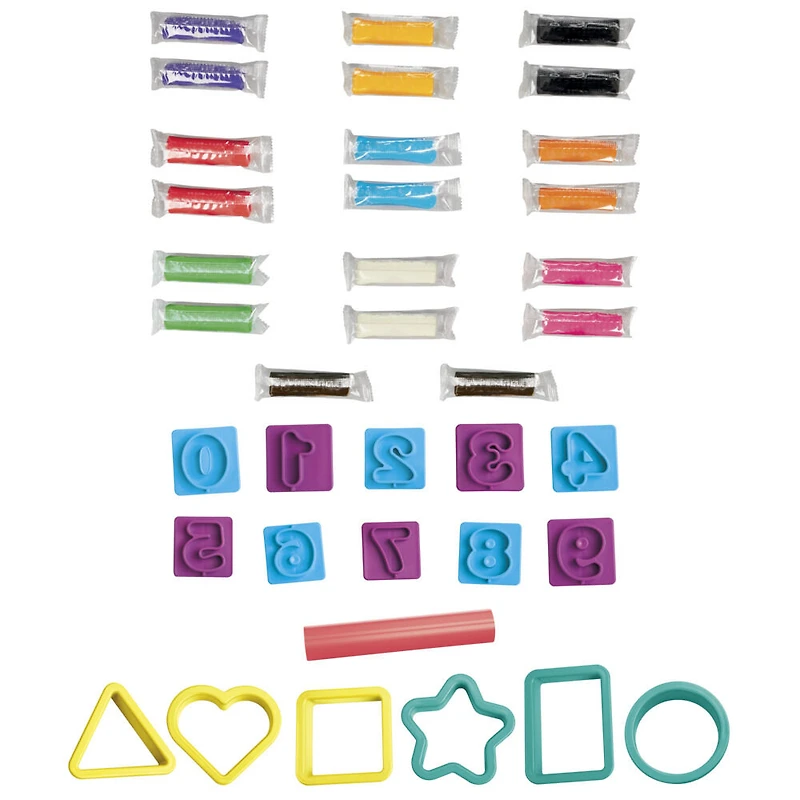 Play-Doh coffret Chiffres et formes avec pâte à modeler
