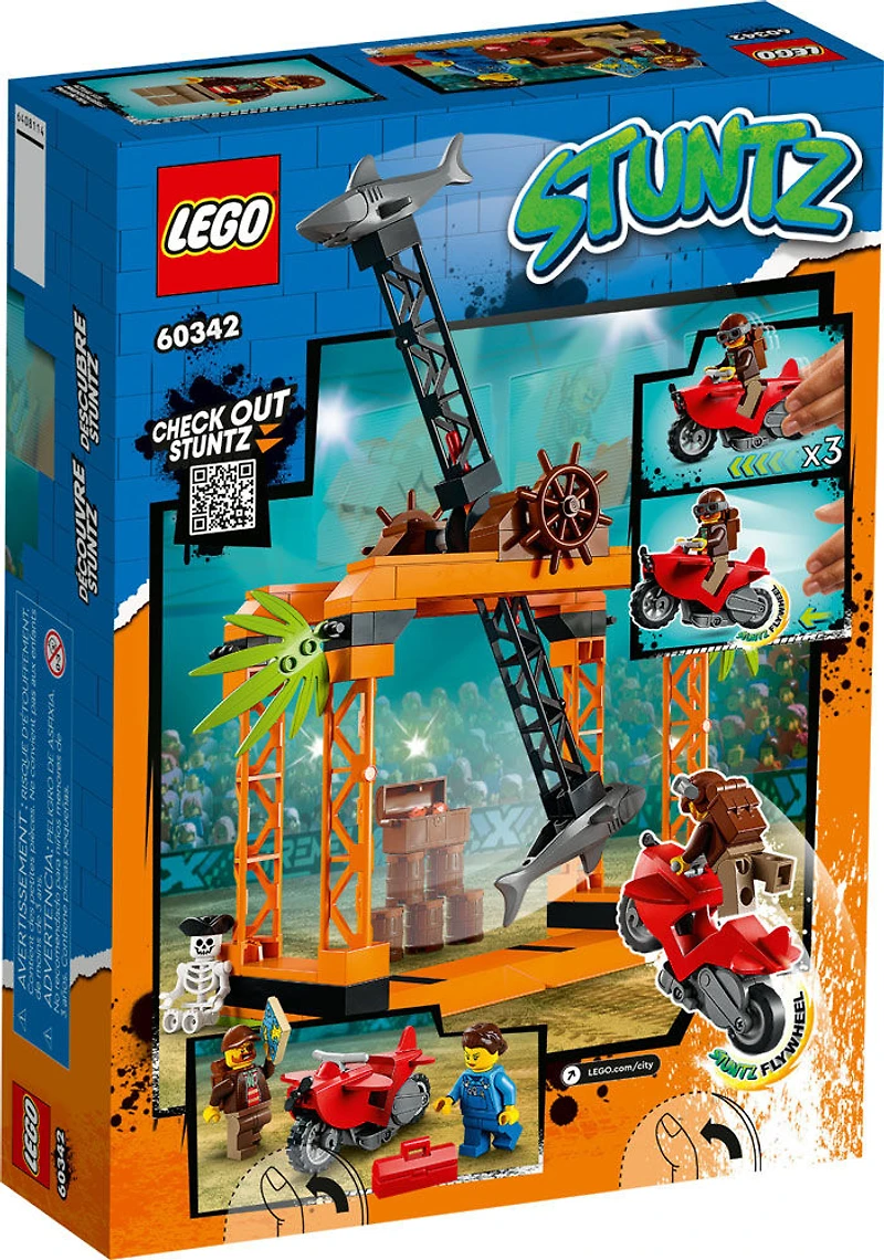 LEGO City The Shark Attack Stunt Challenge 60342 Building Kit (122 Pieces)
