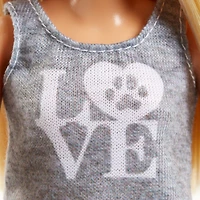 Barbie Doll with Puppy, Bunny and 7 Themed Pieces