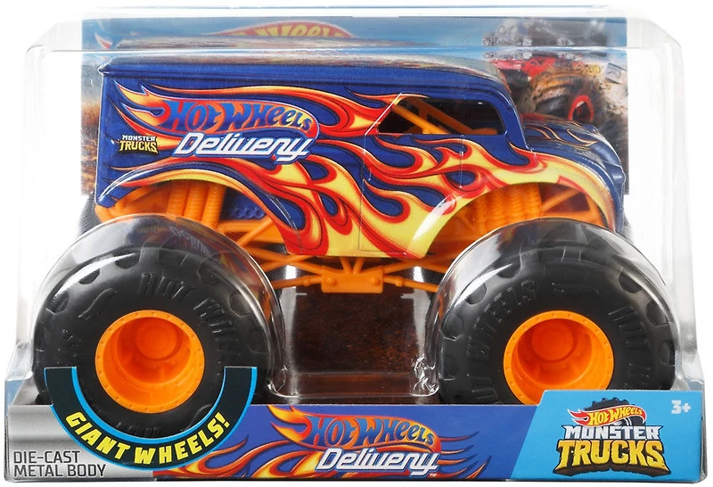 Hot Wheels - Monster Trucks - Véhicule Dairy Delivery