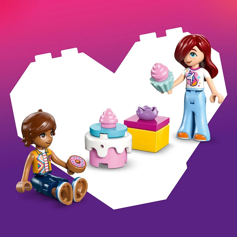 LEGO Friends La Voiture de Livraison de Gâteaux Licorne - Ensemble de Construction avec 2 Minipoupées et un Gâteau - 42675