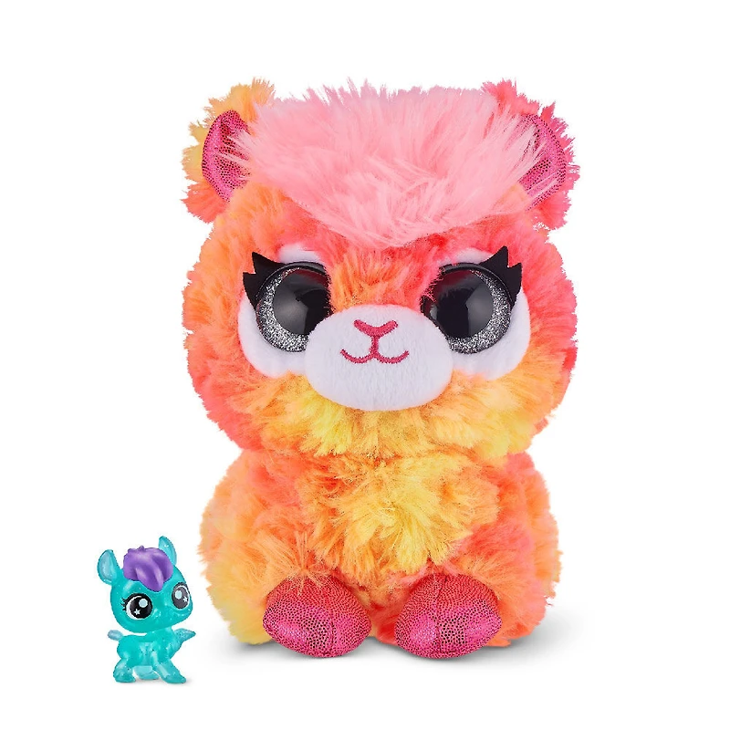Coco Surprise Peluche néon avec cône avec surprise - 1 par commande, la couleur peut varier (Chacun vendu séparément, sélectionné au hasard)