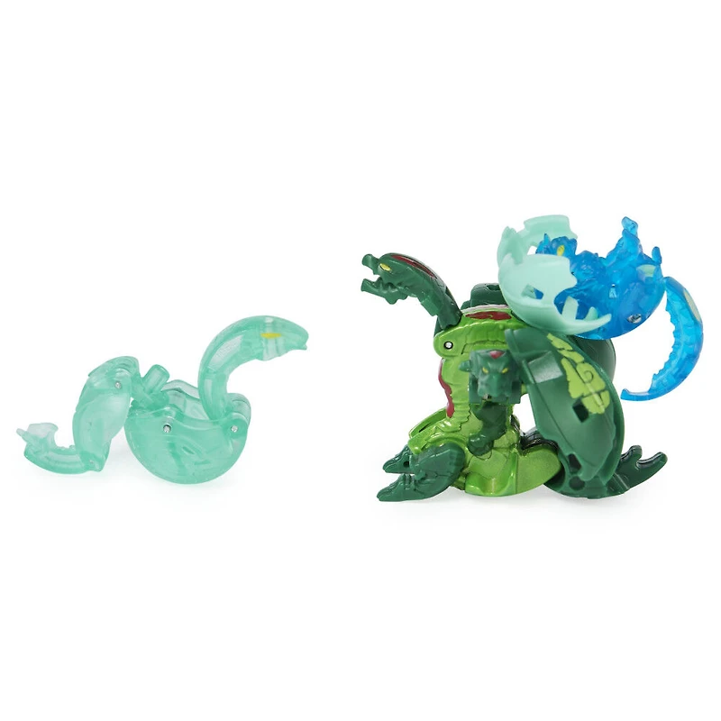 Bakugan Evolutions, Coffret Platinum Power Up Nillious avec Nano Sledge et Lancer