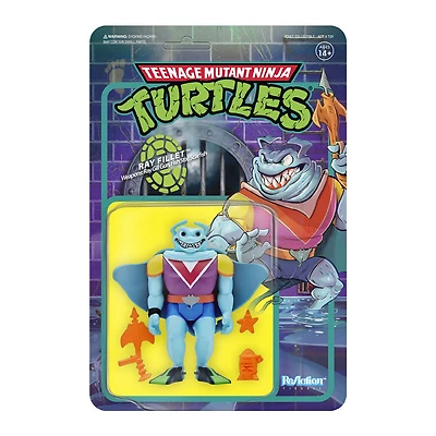Teenage Mutant Ninja Turtles ReAction Figure Wave 4 - Ray Fillet