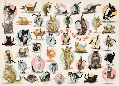 hatons Yoga Eurographics Puzzle pc 300 surdimensionnée