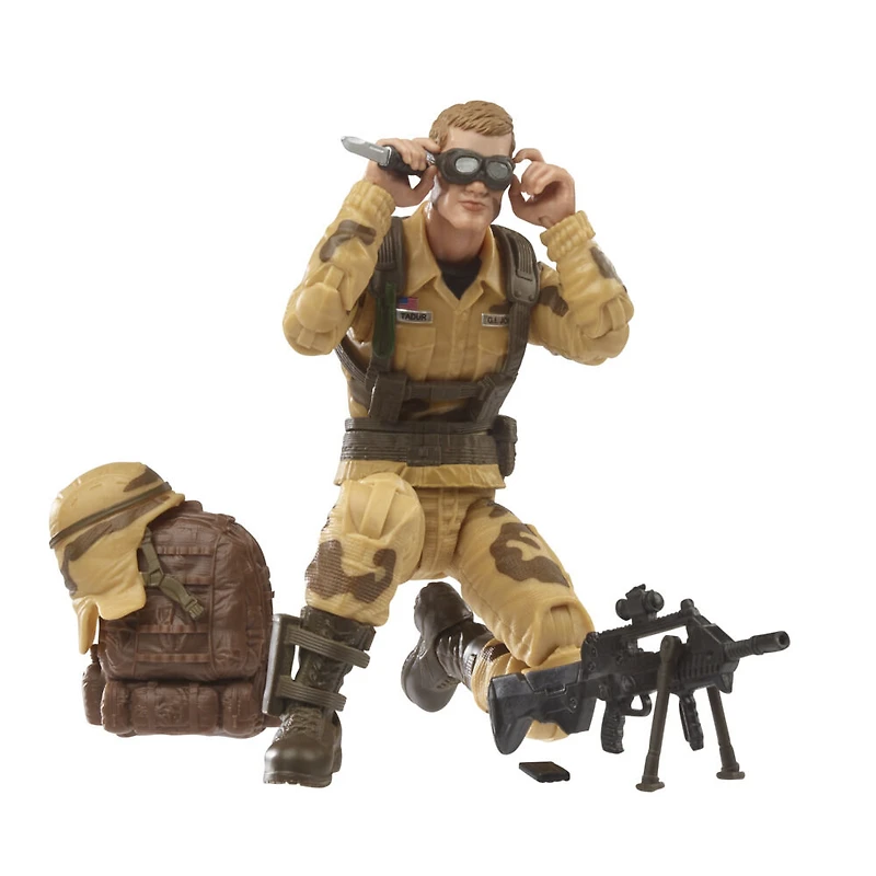 G.I. Joe Classified Series, figurine Dusty 48 de collection premium de 15 cm avec de nombreux accessoires, emballage spécial